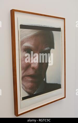 ANDY WARHOL POLAROID FOTOS 2 Februar - 13. APRIL 2019 BASTIAN, LONDON Stockfoto