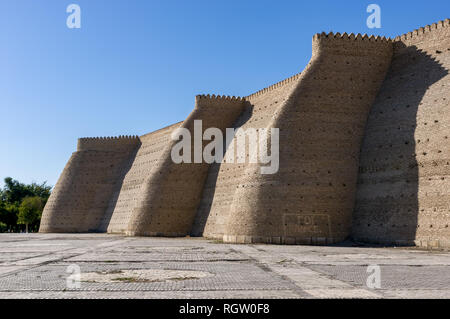 Wand des massiven Lade Festung Stockfoto