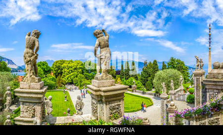 Isola Bella in Stresa, Lago Maggiore, Italien Stockfoto