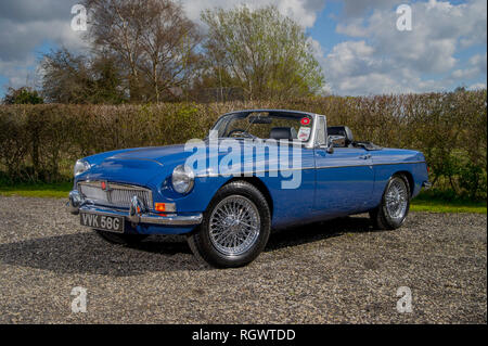 1969 MGC convertible Classic British Car Stockfoto