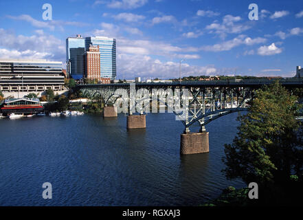 Gay Street Bridge, Knoxville, TN Stockfoto