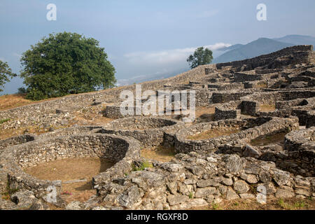 Castro de Santa Trega Dorf, La Guarda, Galizien, Spanien Stockfoto