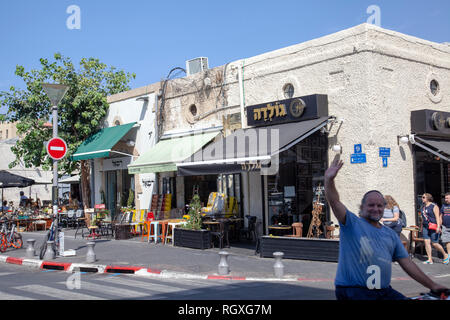 Jaffa Flohmarkt in Tel Aviv, Israel Stockfoto