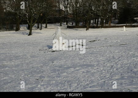 30/01/2019 Edgeside Park, Waterfoot, Lancashire, Großbritannien Stockfoto