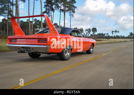 1970 Plymouth Road Runner seltene und wertvolle American Muscle Car Stockfoto