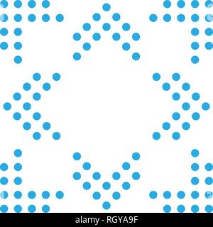 Blauen Doppelpfeile in 8 / 8 verschiedene Richtungen. Vector Illustration, EPS 10. Stock Vektor