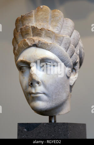 Ulpia Marciana, die Schwester von Kaiser Trajan. 130 Ad. Hadrianischen Zeit. Metropolitan Museum of Art New York. USA. Stockfoto