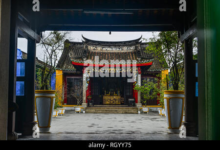 Hoi An, Vietnam - 20 Jan, 2019. Eine lokale Tempel in der Altstadt von Hoi An, Vietnam. Hoi An ist eine Stadt von Vietnam, an der Küste der Ostsee. Stockfoto