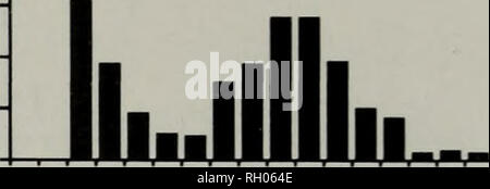 . Bulletin. Wissenschaft. Juni 1993 Mittelwert = 15,4 ± 0,4 N=321. Jan. 1996 Mittelwert = 14,85 ± 0,3 = 261 n. Bitte beachten Sie, dass diese Bilder sind von der gescannten Seite Bilder, die digital für die Lesbarkeit verbessert haben mögen - Färbung und Aussehen dieser Abbildungen können nicht perfekt dem Original ähneln. extrahiert. Südkalifornien Akademie der Wissenschaften. Los Angeles, Calif.: Die Akademie Stockfoto