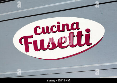 Cucina Restaurant Fusetti, Mailand, Italien Stockfoto