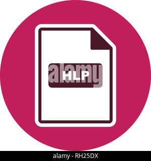 HLP Vektor Icon Zeichen Symbol Vektor Illustration für den privaten und gewerblichen Gebrauch... Reinigen Sie trendige Symbol... Stock Vektor