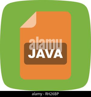 JAVA Vektor Icon Zeichen Symbol Vektor Illustration für den privaten und gewerblichen Gebrauch... Reinigen Sie trendige Symbol... Stock Vektor