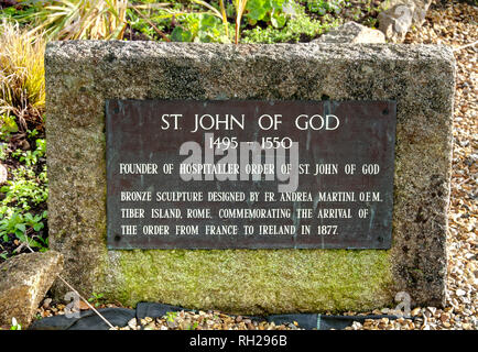 Hl. Johannes von Gott, Krankenhaus, Dublin, Irland. Die Mission ist Heilung, Pflege und Ganzheit zu Menschen, die geistige oder psychische Probleme haben. Stockfoto