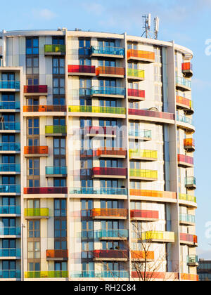 Icona Gebäude in Stratford-East London, England Stockfoto