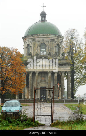 Barocke St. Joseph Kirche in Pidhirtsi, Ukraine. Oktober 2008, errichtet 1756 bis 1766 für Wacław Rzewuski © wojciech Strozyk/Alamy Stock Foto Stockfoto