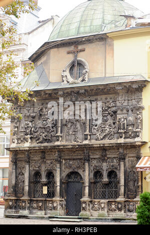 Renaissance Boim Kapelle erbaut 1609 bis 1615 von Andrzej Bemer für Jerzy boim an der Kathedrale Basilika der Himmelfahrt am Cathedral Square im historischen Cen Stockfoto