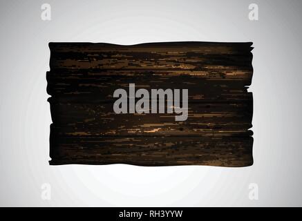 Holz- schild, plaqu Stock Vektor