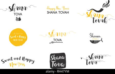 Satz lustig fast food Icons. Cartoon Gesicht Essen emoji. Lustig essen Konzept. Vector Illustration Stock Vektor