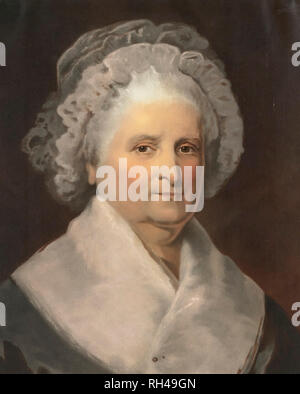 MARTHA WASHINGTON (1731-1802) Ehefrau von George Washington Stockfoto