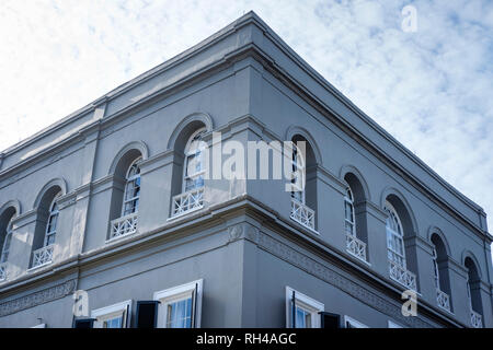 Die historischen Häuser aus dem 19. Jahrhundert US, LaLaurie Mansion, Heimat von Madame LaLaurie, Royal Street, New Orleans French Quarter, Louisiana, USA Stockfoto