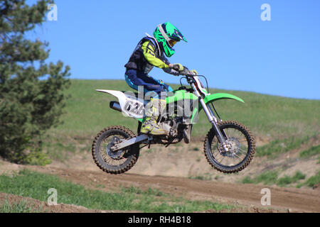 Motocross-Rennen Stockfoto