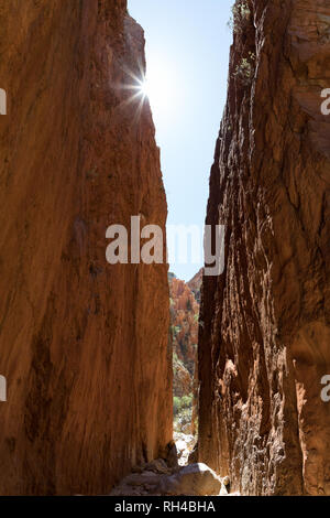 Standley Chasm in West MacDonnell Ranges, Outback Australien Stockfoto