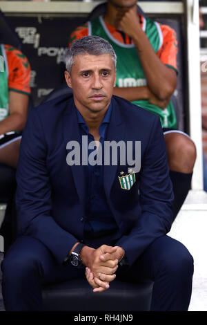 Buenos Aires, Argentinien - 25. Januar 2019: Hernan Crespo (ehemalige argentinische Fußball-Spieler) jetzt wie DT in Banfield in Buenos Aires, Argentinien Stockfoto