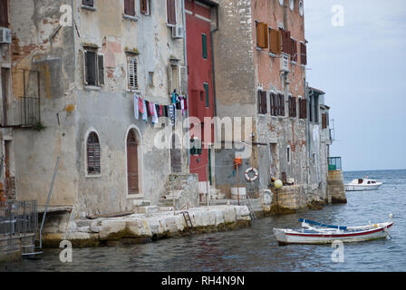 Das schöne Rovinj in Istrien, die Perle der Adria Stockfoto