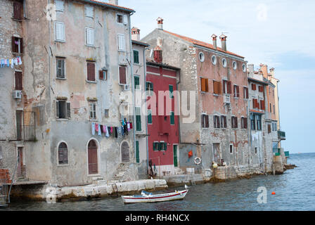 Das schöne Rovinj in Istrien, die Perle der Adria Stockfoto