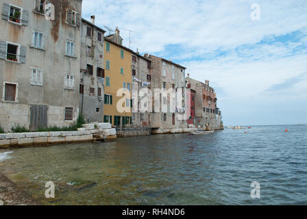 Das schöne Rovinj in Istrien, die Perle der Adria Stockfoto