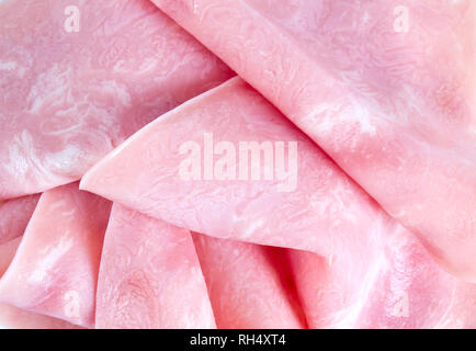 Squared Scheibe mageres Schweinefleisch Schinken Stockfoto