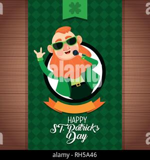 Happy Saint Patricks Day Stock Vektor