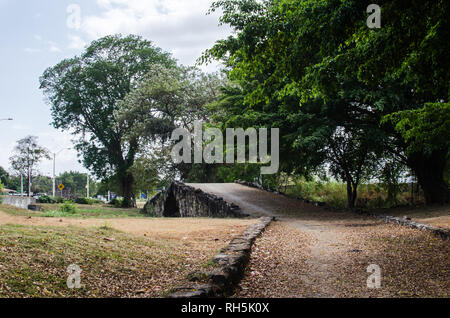 Puente del Rey in Panama Viejo Stockfoto