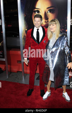 Los Angeles, CA, USA. 30 Jan, 2019. LOS ANGELES - Jan 30: Matt Lauria, Catherine Hardwicke an der ''Miss Bala'' Premiere im Regal LA Live am 30 Januar, 2019 in Los Angeles, CA Credit: Kay Blake/ZUMA Draht/Alamy leben Nachrichten Stockfoto