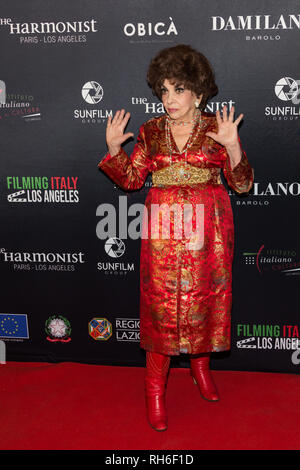 Los Angeles, USA. 31. Januar, 2019. Gina Lollobrigida besucht' Filmen Italien - Los Angeles' Festival im Harmony Gold Theater am Januar 31, 2019 in Los Angeles. Quelle: Wladimir Yazev/Alamy Leben Nachrichten. Stockfoto