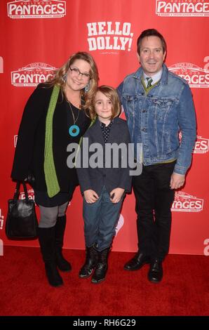 Thomas Lennon in der Ankunftshalle für Hello Dolly! Los Angeles Opening Night, das Pantages Theatre, Los Angeles, CA 30 Januar, 2019. Foto von: Priscilla Grant/Everett Collection Stockfoto