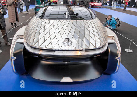 Paris, Frankreich. Januar 2019. Grand Prix Creativ' Erlebnis: Renault EZ-Ultimo - Das Internationale Automobilfestival vereint in Paris die schönsten Konzeptfahrzeuge der Automobilhersteller vom 30. Januar bis 3. Februar 2019. Kredit: Bernard Menigault/Alamy Live News Stockfoto