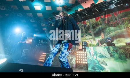 Glasgow, Schottland, Großbritannien. 1 Feb, 2019. Kalifornische Rockband rivalisierenden Söhne, in Konzert im Barrowlands Ballsaal, Kredit: Stuart Westwood/Alamy leben Nachrichten Stockfoto