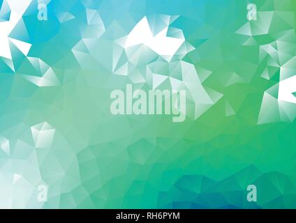 Grüne geometrische Muster, Dreieck polygon Design, vector Hintergrund Stock Vektor