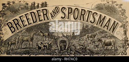 . Züchter und Sportler. Pferde. VOL. XL Nr. 17. 36 QEARY STREET SAN FRANCISCO, Samstag, 26. April 1902. Abonnement für drei Dollar ein Ja*. Bitte beachten Sie, dass diese Bilder sind von der gescannten Seite Bilder, die digital für die Lesbarkeit verbessert haben mögen - Färbung und Aussehen dieser Abbildungen können nicht perfekt dem Original ähneln. extrahiert. San Francisco, Calif.: [s. n. ] Stockfoto