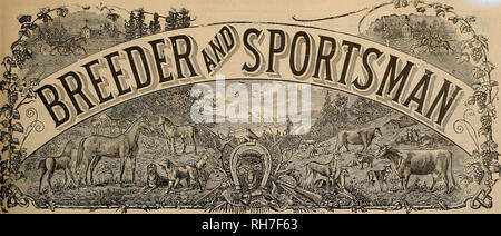 . Züchter und Sportler. Pferde. VOL. XL Nr. 6. 36 die Geary Street. SAN FRANCISCO, Samstag, 8. Februar 1902. Abonnement für drei Dollar pro Jahr. Bitte beachten Sie, dass diese Bilder sind von der gescannten Seite Bilder, die digital für die Lesbarkeit verbessert haben mögen - Färbung und Aussehen dieser Abbildungen können nicht perfekt dem Original ähneln. extrahiert. San Francisco, Calif.: [s. n. ] Stockfoto