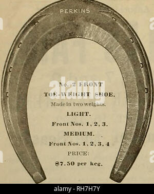 . Züchter und Sportler. Pferde. 260® lje gvee&amp; ev cm&amp;&amp; p0 vt&amp; der Mensch. [Septembee 10,189 J. Die PERKINS FÜHRT IMMER! HenpondinB auf die häufigen Anfragen * Vieler (er führende homeshoers der er Land wir jetzt I&gt; - die Absicht, die Produktion in der Linie der Verbesserung der; ktesat^ Perkins stahl Toe-Welt anfl S Me-Weiit Pferd Schlehen. Wir behaupten, dass in dieser Form der Horse Shoe sind com kombiniert mehr wirklichen Verdienst und eine größere Vielfalt von puiuisof Excellence als jede Maschine Schuh aller Zeiten vor. Das Gewicht des Materials ist, wo ii an der Zehe sein soll. Es wird durchschnittlich 25 Prozent, litrbier tha Stockfoto