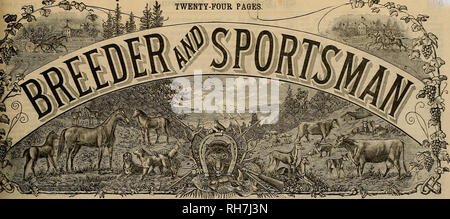 . Züchter und Sportler. Pferde. Vol. XXIV. Nr. 22. Nr. SIS BUSH STREET. SAN FRANCISCO, Samstag, Juni 2,1894. Kalifornien JOCKEY CLUB RENNEN;. Bitte beachten Sie, dass diese Bilder sind von der gescannten Seite Bilder, die digital für die Lesbarkeit verbessert haben mögen - Färbung und Aussehen dieser Abbildungen können nicht perfekt dem Original ähneln. extrahiert. San Francisco, Calif.: [s. n. ] Stockfoto