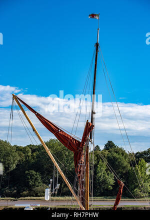 Boote auf dem Estuarty Stockfoto