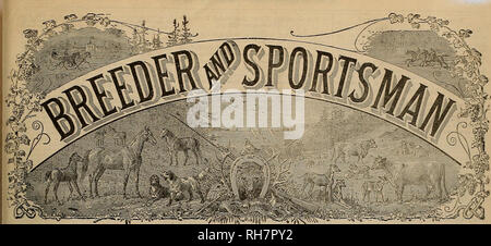 . Züchter und Sportler. Pferde. SAN FRA. NCISCO. Samstag -, NOVEMBER 26,1887.. Bitte beachten Sie, dass diese Bilder sind von der gescannten Seite Bilder, die digital für die Lesbarkeit verbessert haben mögen - Färbung und Aussehen dieser Abbildungen können nicht perfekt dem Original ähneln. extrahiert. San Francisco, Calif.: [s. n. ] Stockfoto