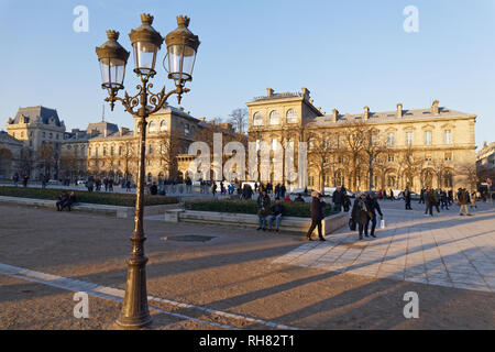 Hotel-Dieu Krankenhaus in Ile de la Cite - Paris, Frankreich Stockfoto