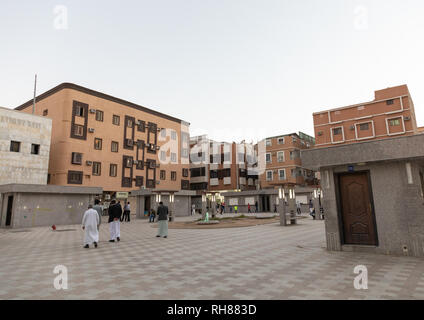 Gebäude im Zentrum der Stadt, in der Provinz, Taïf Mekka, Saudi-Arabien Stockfoto