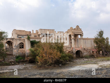 Abgebrochene Abdullah al-Suleiman Palace, Mekka Provinz, Taïf, Saudi-Arabien Stockfoto