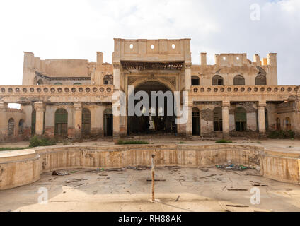 Abgebrochene Abdullah al-Suleiman Palace, Mekka Provinz, Taïf, Saudi-Arabien Stockfoto