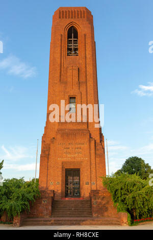 War Memorial carillon in Bathurst Stadtzentrum, im Jahre 1933 gebaut, die im Ersten Weltkrieg umgekommen waren, Bathurst, New South Wales, Australien zu erinnern Stockfoto